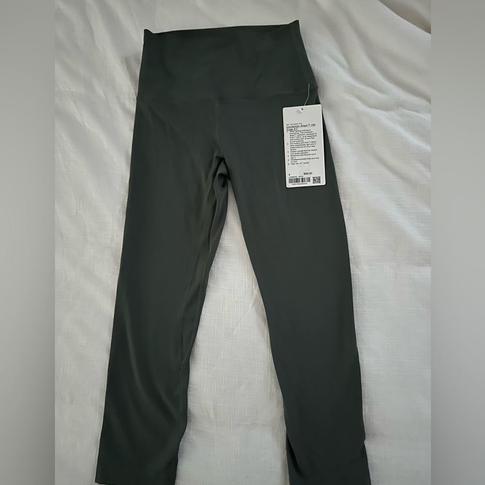 Lululemon Athletic Align Leggings 21” inseam DARK FOREST NEW with TAGS